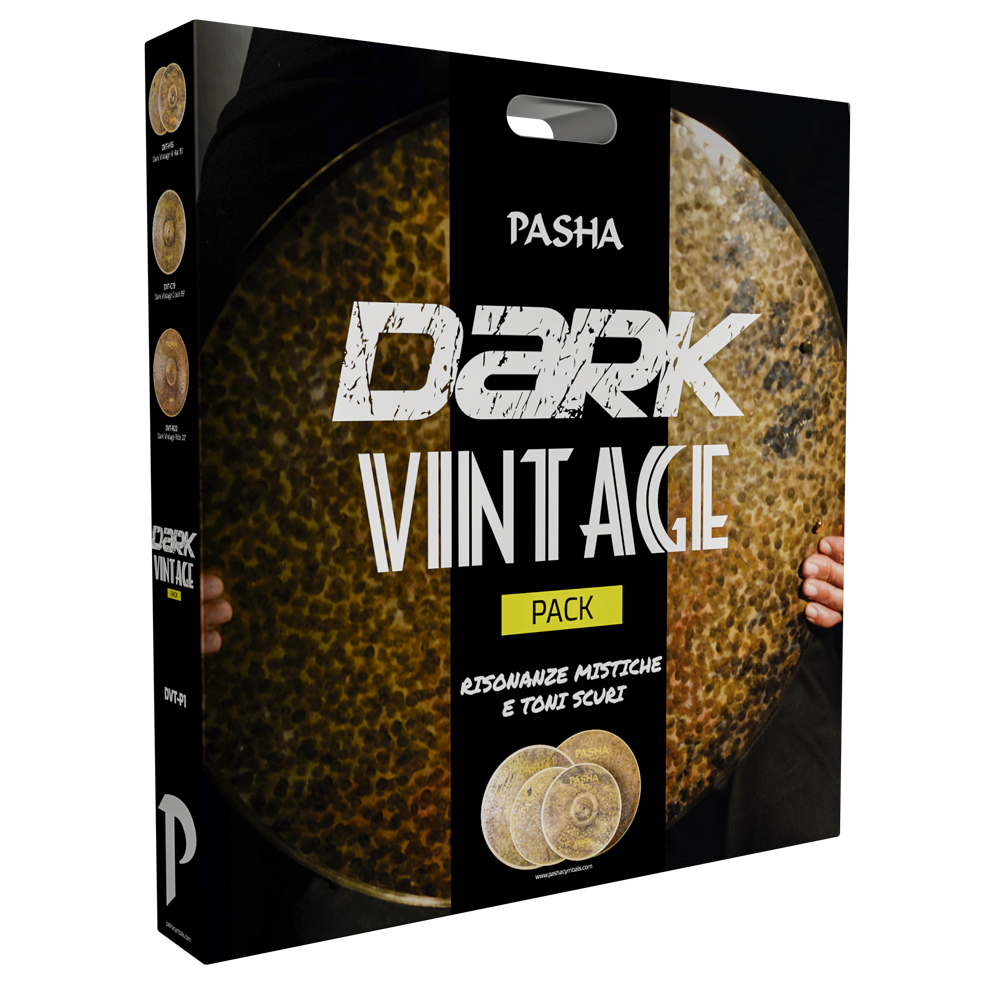 Pasha Dark Vintage Pack - Set di piatti con borsa e t-shirt in omaggio