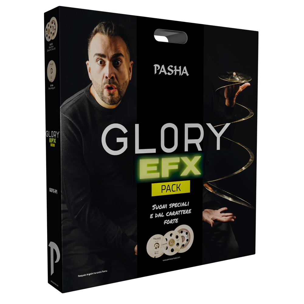 Pasha Glory EFX Pack - Set di piatti con borsa e t-shirt in omaggio